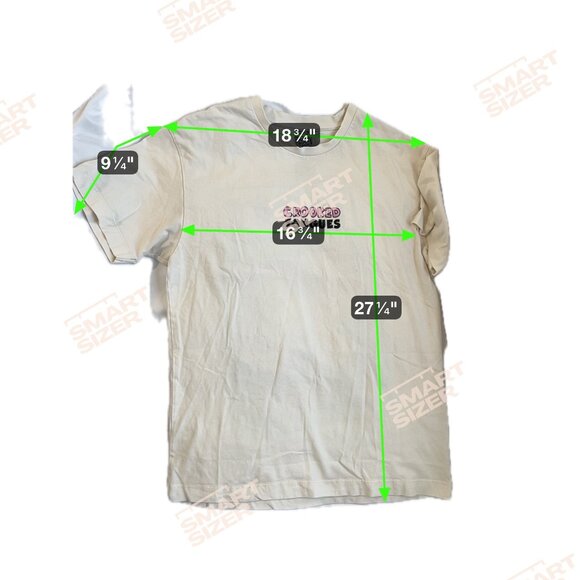 Crooked Tongues Fox In A Box Graphic Short Sleeve T Shirt In Cream White S - Picture 8 of 8